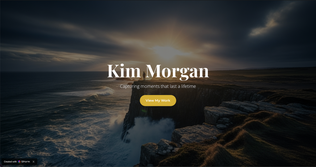 Portfolio Landing Page With CRM Integration